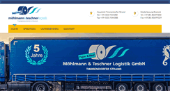 Desktop Screenshot of m-t-logistik.com