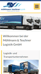 Mobile Screenshot of m-t-logistik.com